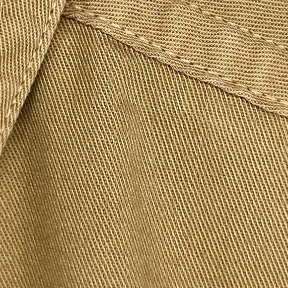 LL BEAN Shirt Mens 2XLT Tall Brushed Twill Button Up Long Sleeve Cotton Khaki - Picture 7 of 14